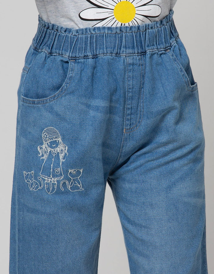 Aero Denim Long Pants Capri Fox Kids