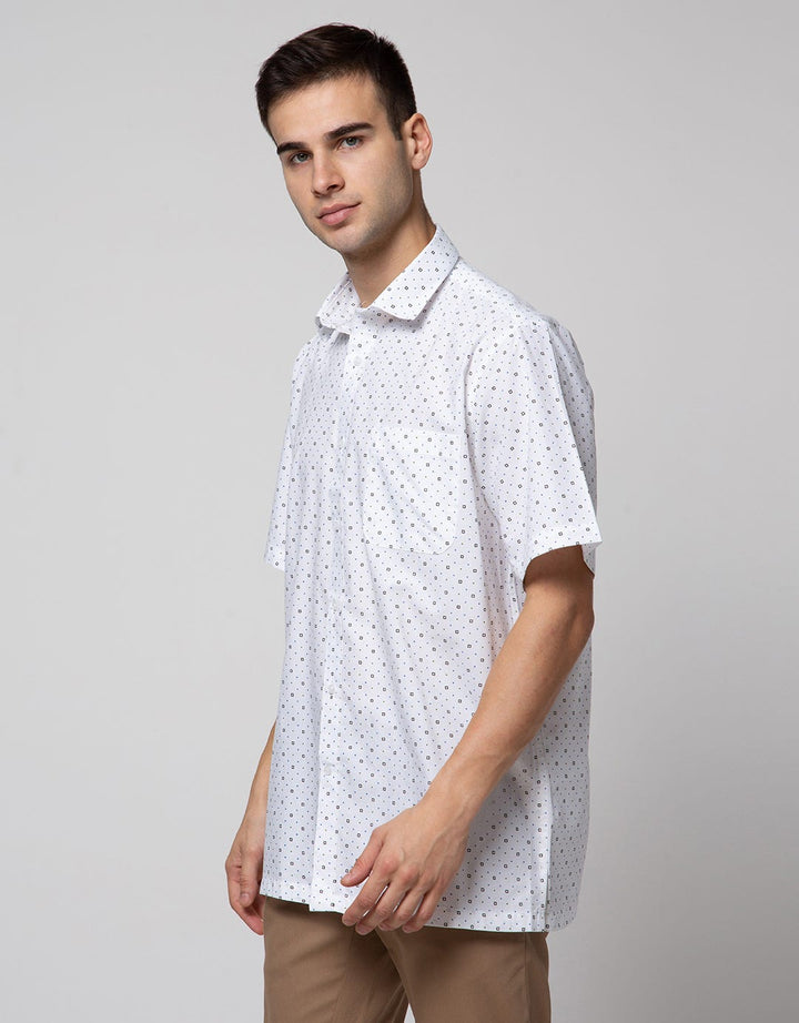 Cole Dotted Print Men's Shirt