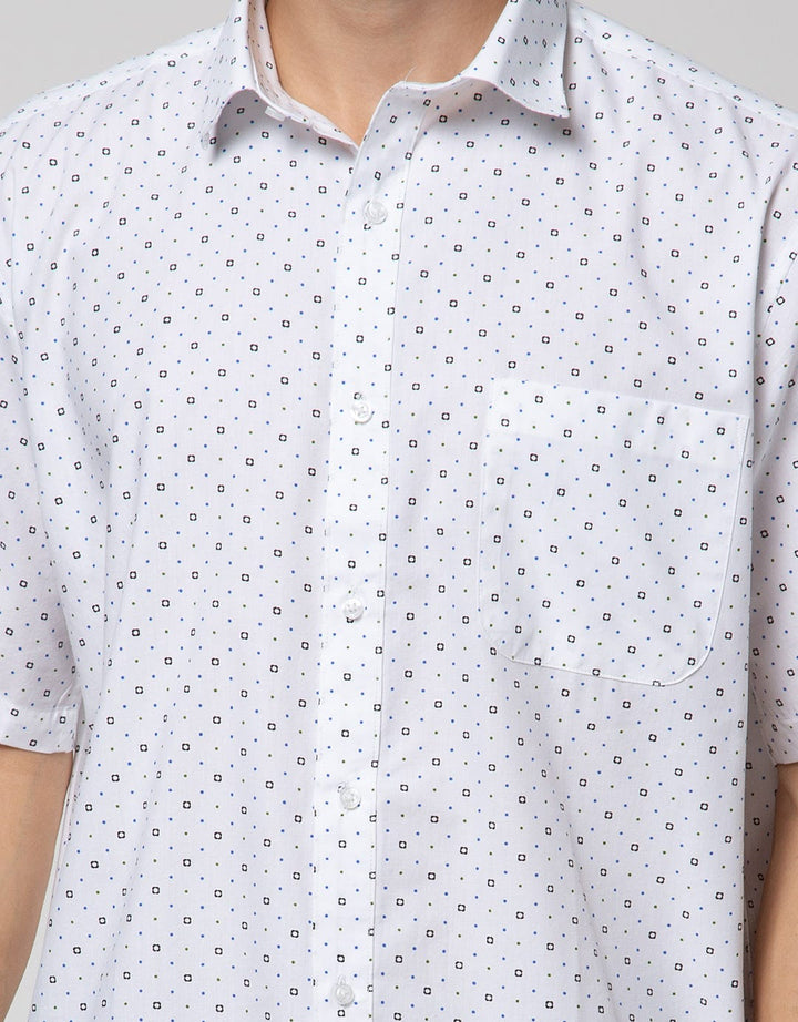 Cole Dotted Print Men's Shirt