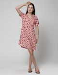 Disney Mickey Magic Print Midi Dress for Women