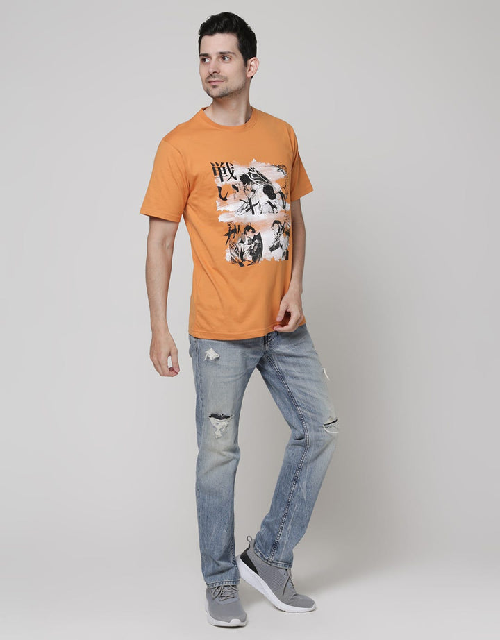 Nevada Short Sleeve T-Shirt Print Anime