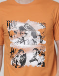 Nevada Short Sleeve T-Shirt Print Anime