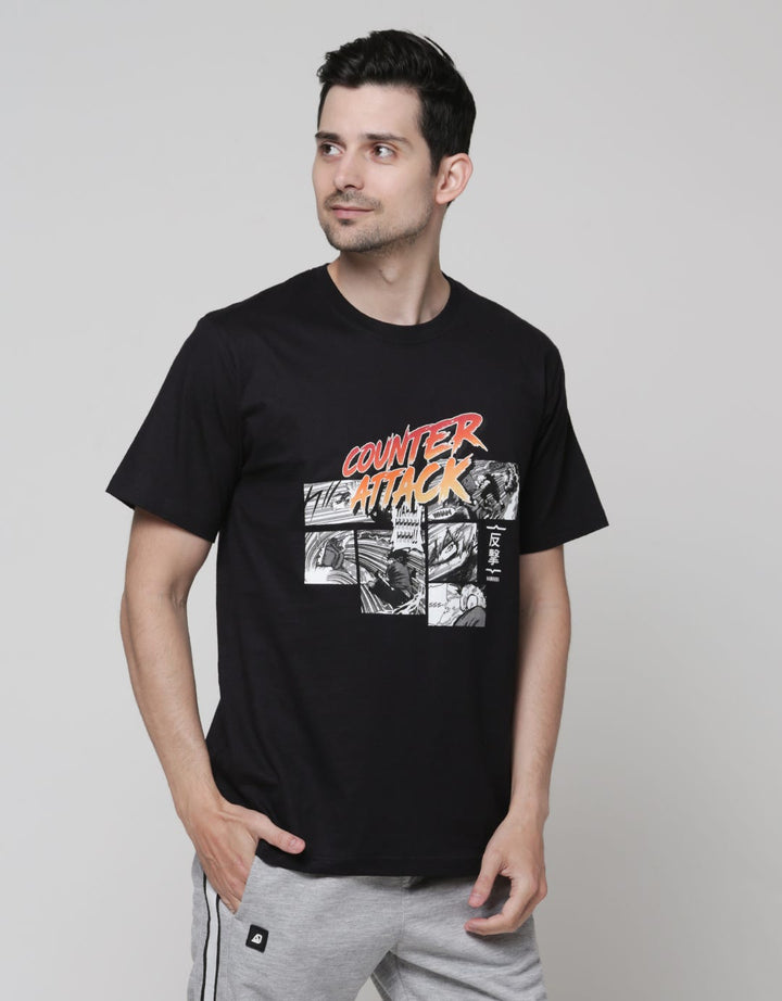 Nevada Short Sleeve T-Shirt Casual Print Anime