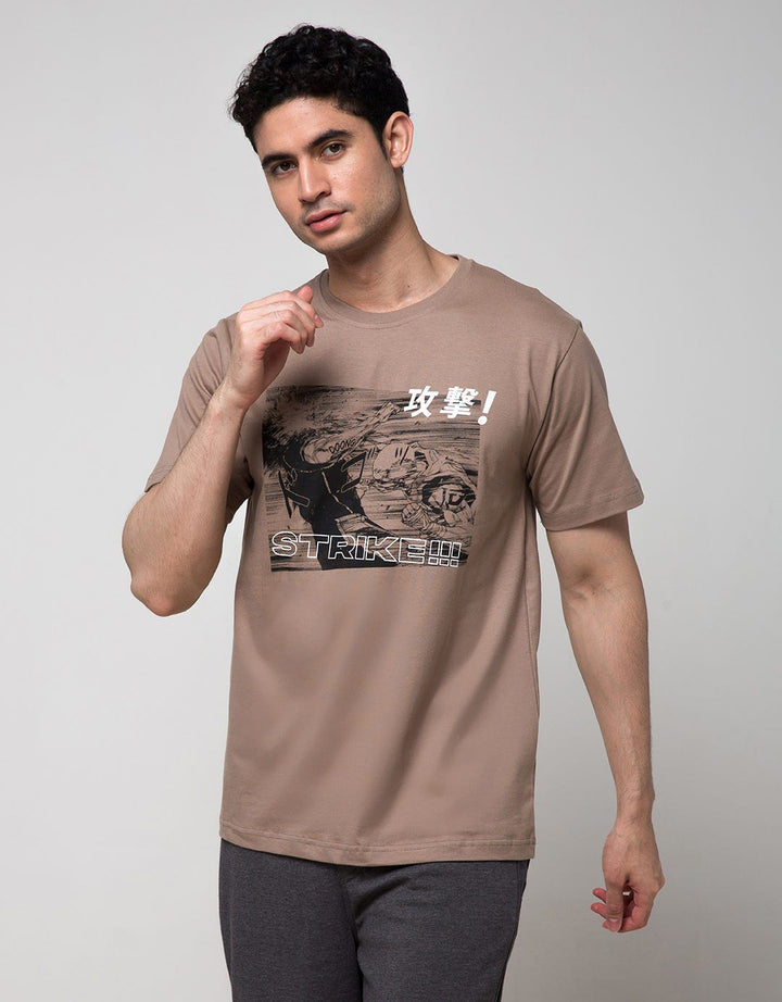 Nevada Men's Short Sleeve Anime Print T-Shirt