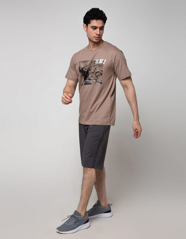 Nevada Men's Short Sleeve Anime Print T-Shirt