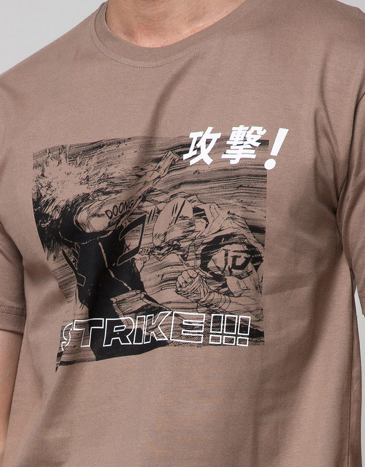 Nevada Men's Short Sleeve Anime Print T-Shirt