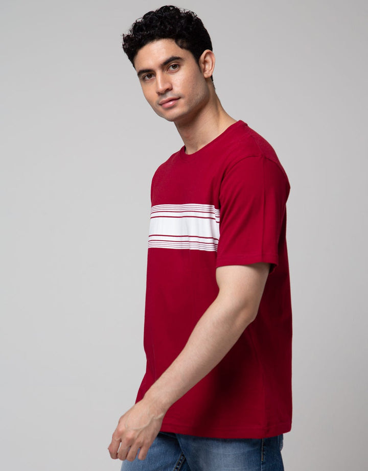 Nevada Short Sleeve T-Shirt Print Stripe