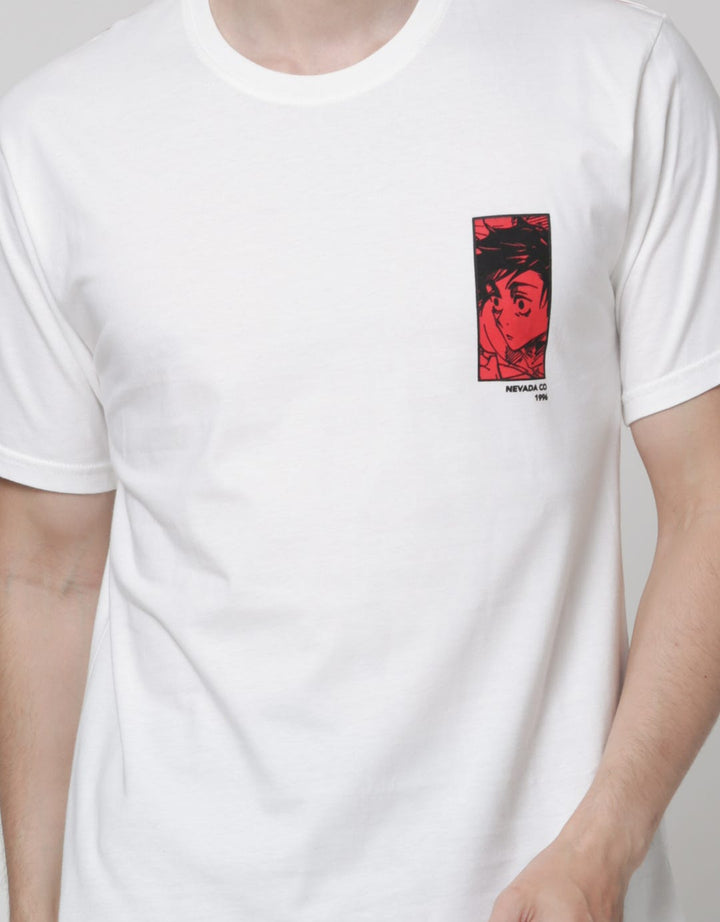 Nevada Short Sleeve T-Shirt Fight Back Anime