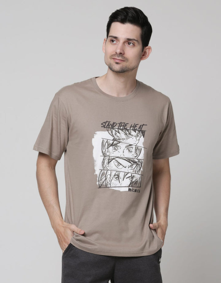Nevada Short Sleeve T-Shirt Stand The Heat Anime