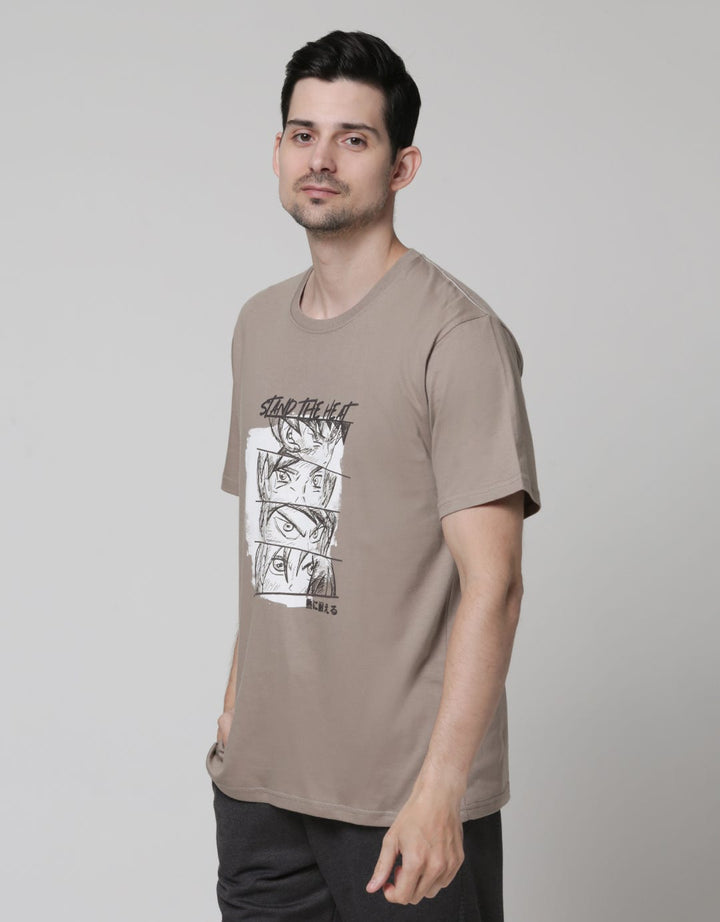 Nevada Short Sleeve T-Shirt Stand The Heat Anime