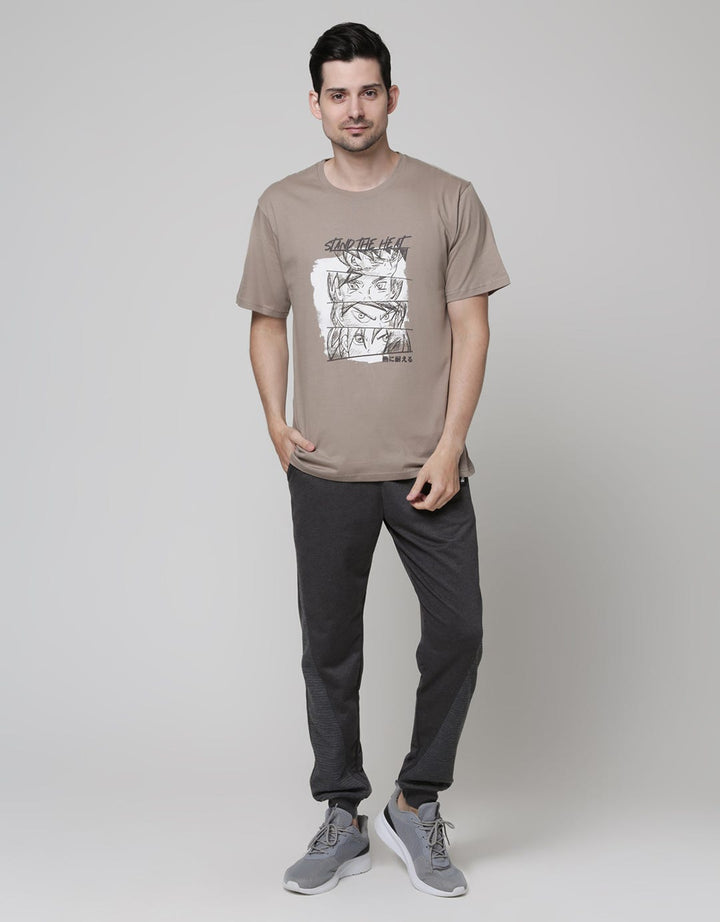 Nevada Short Sleeve T-Shirt Stand The Heat Anime