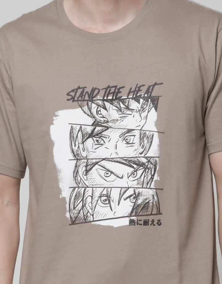 Nevada Short Sleeve T-Shirt Stand The Heat Anime