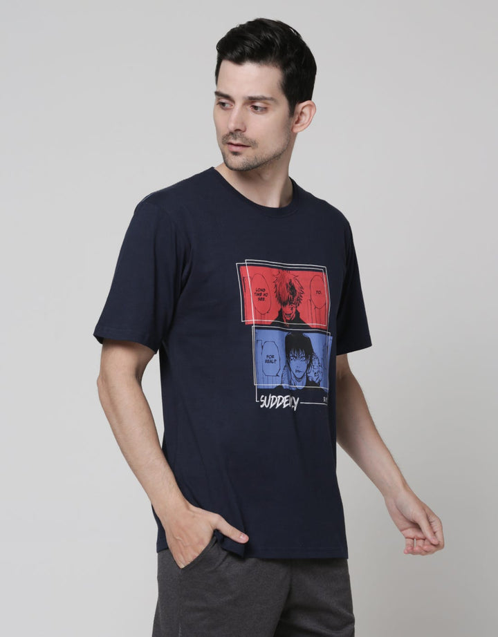 Nevada Short Sleeve T-Shirt Print Anime