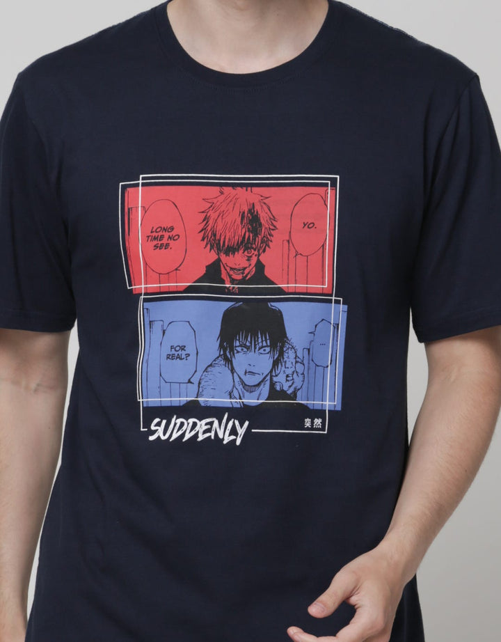 Nevada Short Sleeve T-Shirt Print Anime