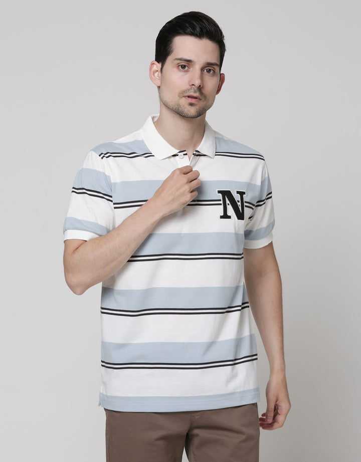 Nevada Short Sleeve Polo Shirt Jersey Stripe