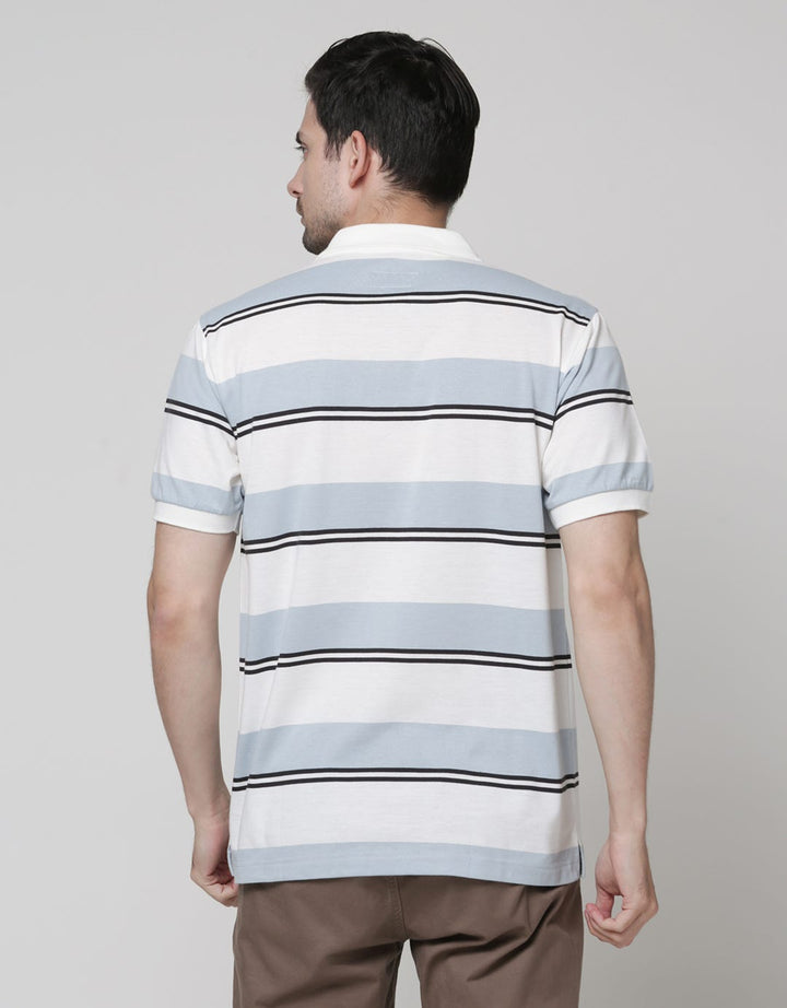 Nevada Short Sleeve Polo Shirt Jersey Stripe