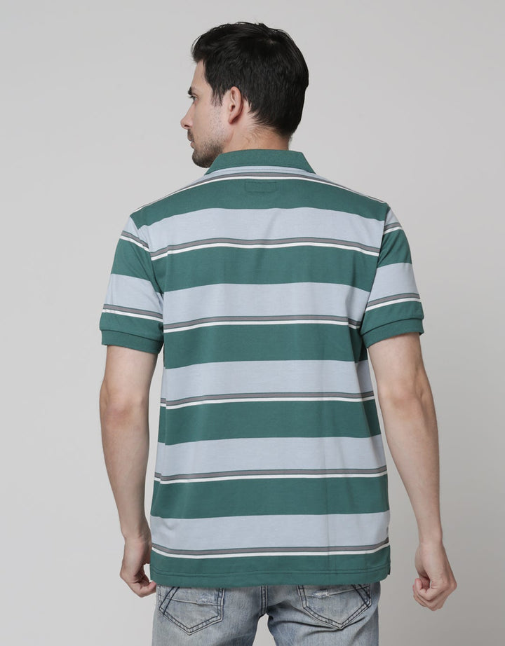 Nevada Short Sleeve Polo Shirt Jersey Stripe