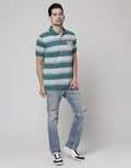 Nevada Short Sleeve Polo Shirt Jersey Stripe