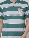 Nevada Short Sleeve Polo Shirt Jersey Stripe