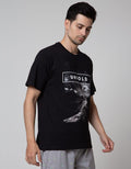 Nevada Printed Abs Kaos Pria