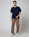 Nevada Print Pocket Kaos Casual Pria