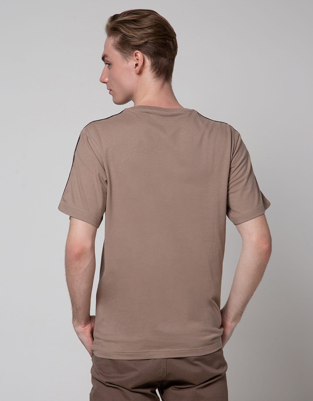 Nevada Short Sleeve T-Shirt With Flatknit On Shoulders