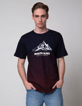 Nevada Short Sleeve T-Shirt Ombre Print Mountains