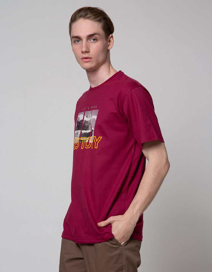 Nevada Short Sleeve T-Shirt Discharged Print History