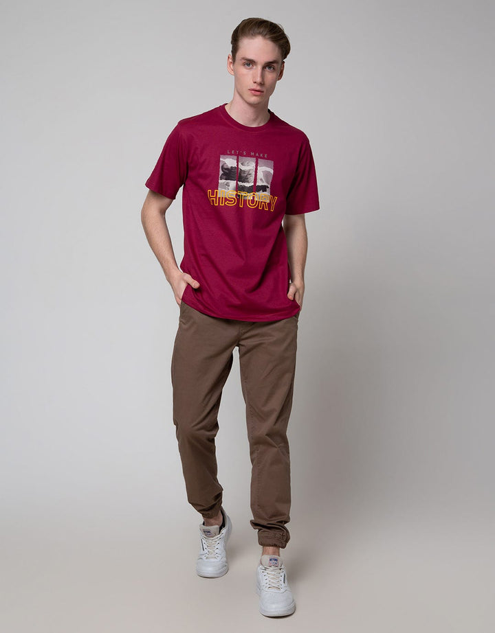 Nevada Short Sleeve T-Shirt Discharged Print History