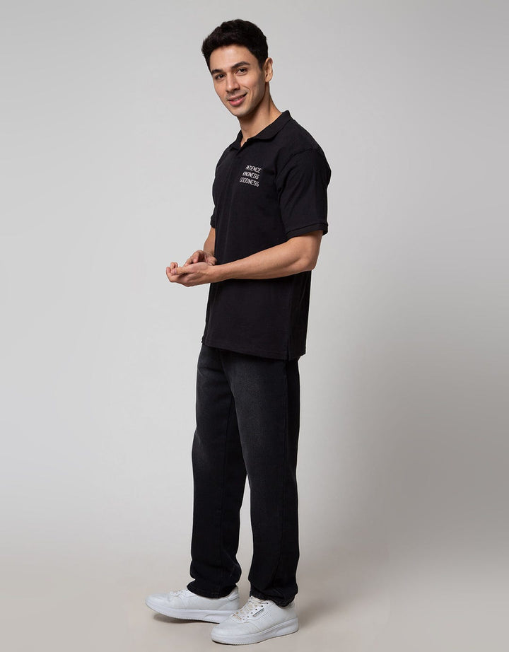 Nevada Jersey Collar Polo Shirt Men