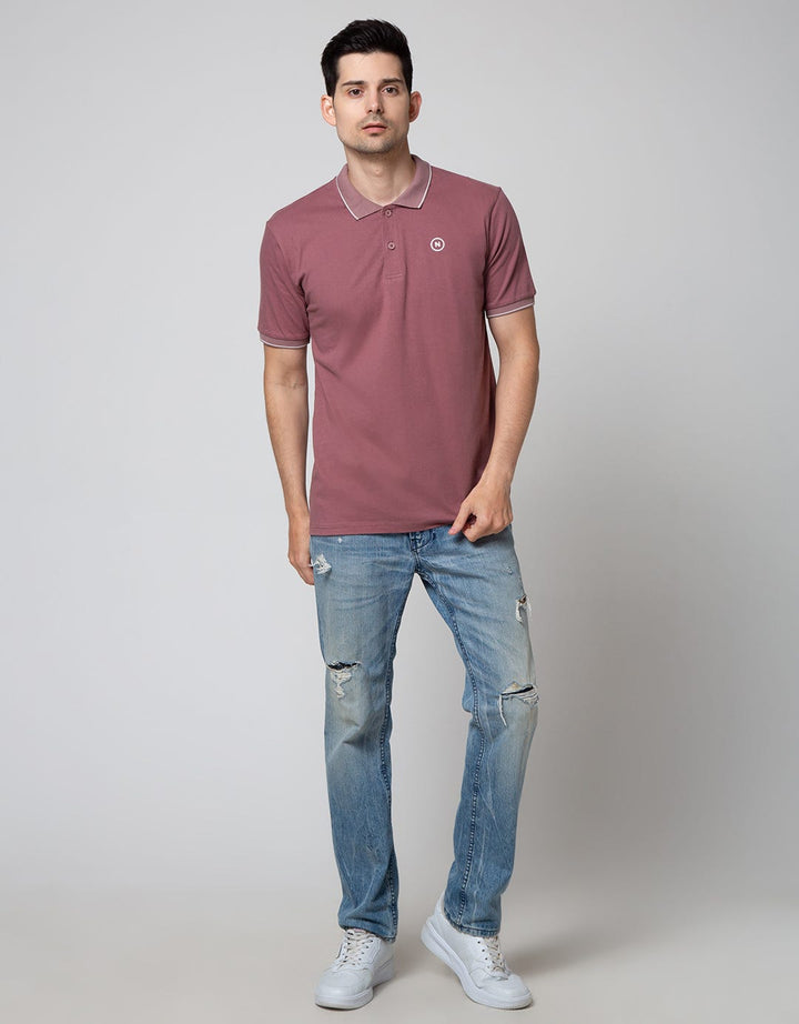 Nevada Short Sleeve Polo Shirt With Back Print