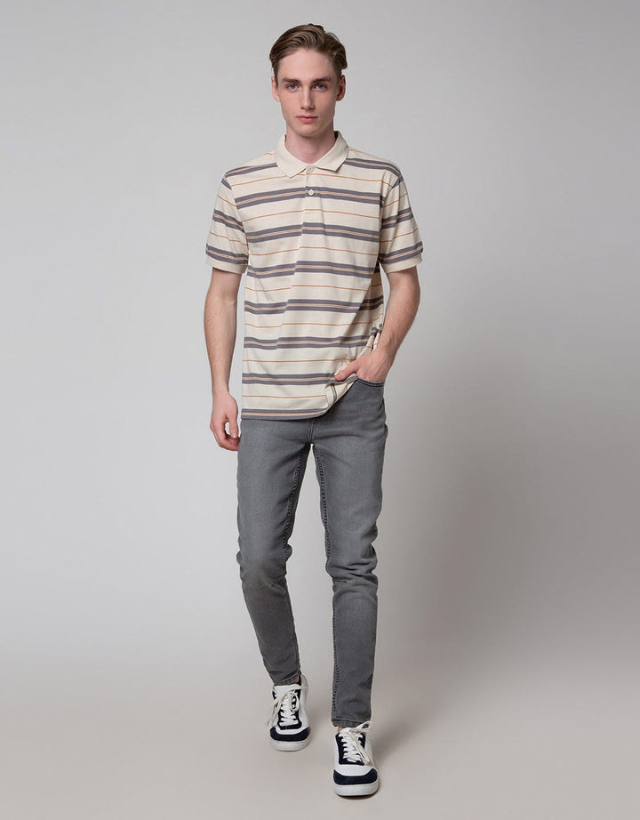 Nevada Short Sleeve Polo Shirt Jersey Stripe