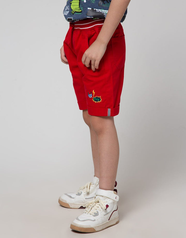 Little M Short Pants Rib Border Bunny