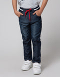 Little M Long Denim Reguler Rib Kombinasi