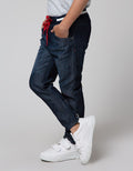 Little M Long Denim Reguler Rib Kombinasi
