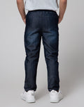 Little M Long Denim Reguler Rib Kombinasi