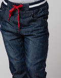Little M Long Denim Reguler Rib Kombinasi
