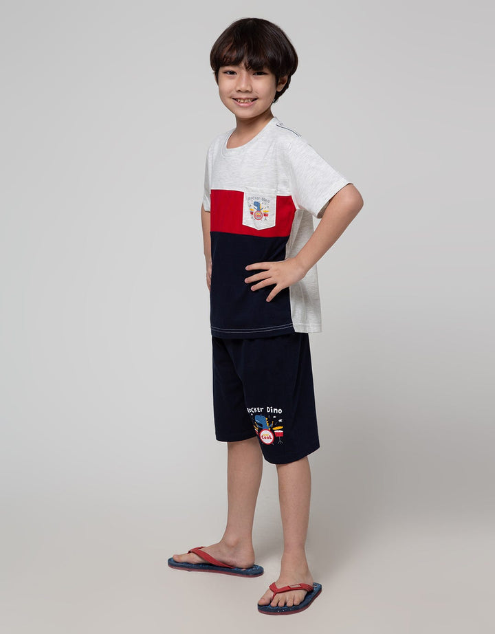 Little M Tricolor Boys Clothing Set