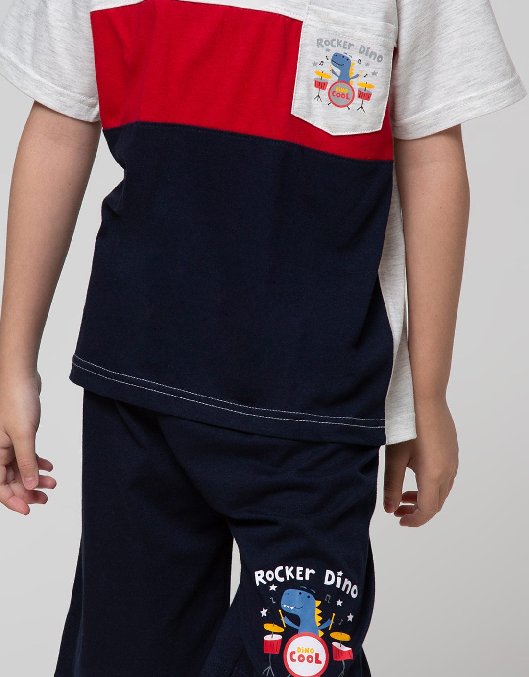 Little M Tricolor Boys Clothing Set
