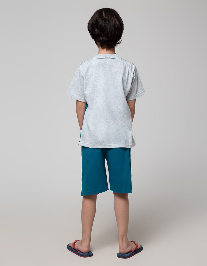 Little M Top-Bottom Set Cut N Sewn T-Shirt