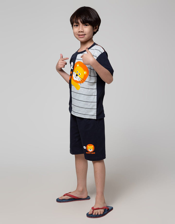 Little M Top-Bottom Set T-Shirt Cut N Sewn Tiger