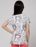 Aero Short Sleeve T-Shirt Ki Anime Komik Girl