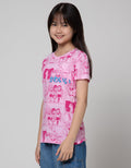 Aero Short Sleeve T-Shirt Anime Komik Girl