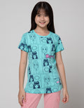 Aero Short Sleeve T-Shirt Anime Komik Girl