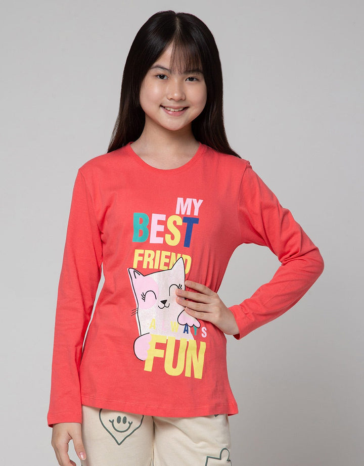 Aero Long Sleeve T-Shirt Print My Best Fun