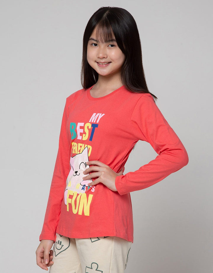 Aero Long Sleeve T-Shirt Print My Best Fun