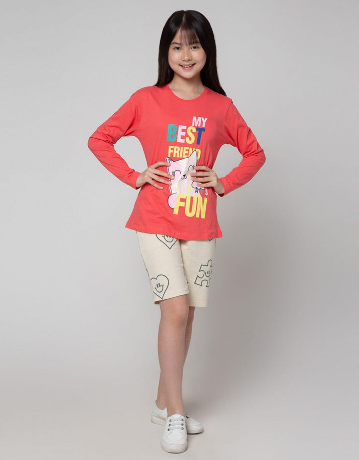 Aero Long Sleeve T-Shirt Print My Best Fun