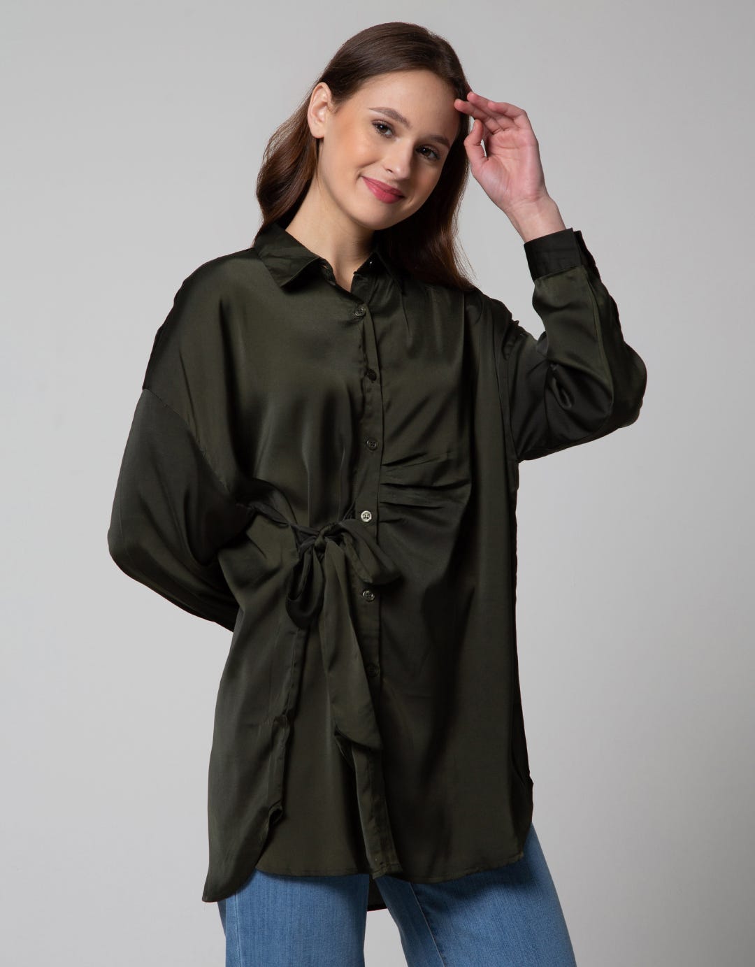 BLOUSE SATT SILKY OL