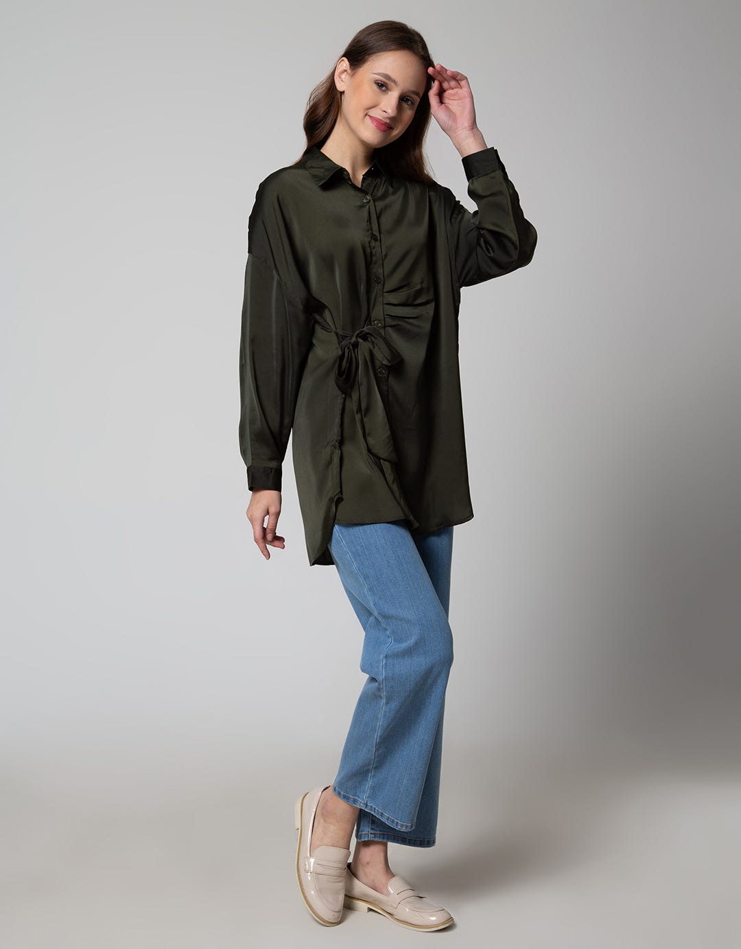 BLOUSE SATT SILKY OL
