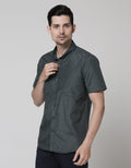 Stanley Adams Short Sleeve Shirt Stripe Slim